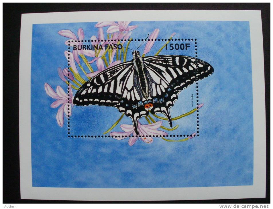 Burkina Faso 1589 Block 180 ++ MNH, Schmetterling, Papilio Xuthus - Burkina Faso (1984-...)