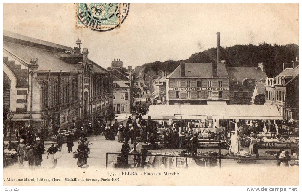 61 FLERS - Place Du Marché - Flers