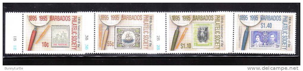 Barbados 1996 Philatelic Society Centenary Stamp MNH - Barbades (1966-...)