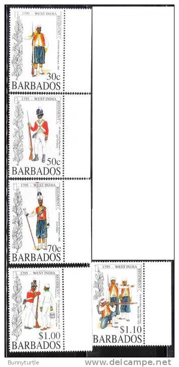 Barbados 1995 West India Regiment Bicentenary MNH - Barbades (1966-...)