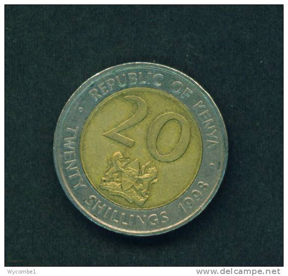 KENYA  -  1998  20 Shillings  Circulated As Scan - Kenya