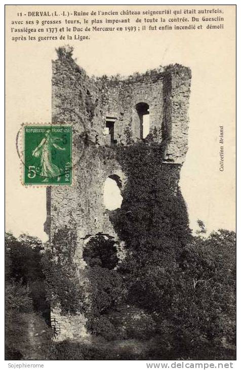 Derval Ruine De L'ancien Château Seigneurial - Derval