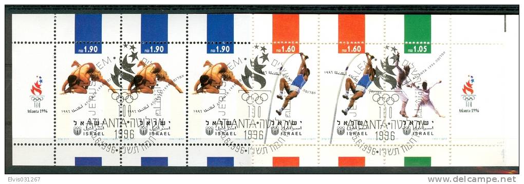 Israel BOOKLET - 1996, Michel/Philex Nr. : 1397-1399, - FDC - Mint Condition - Number Written On Front - Booklets