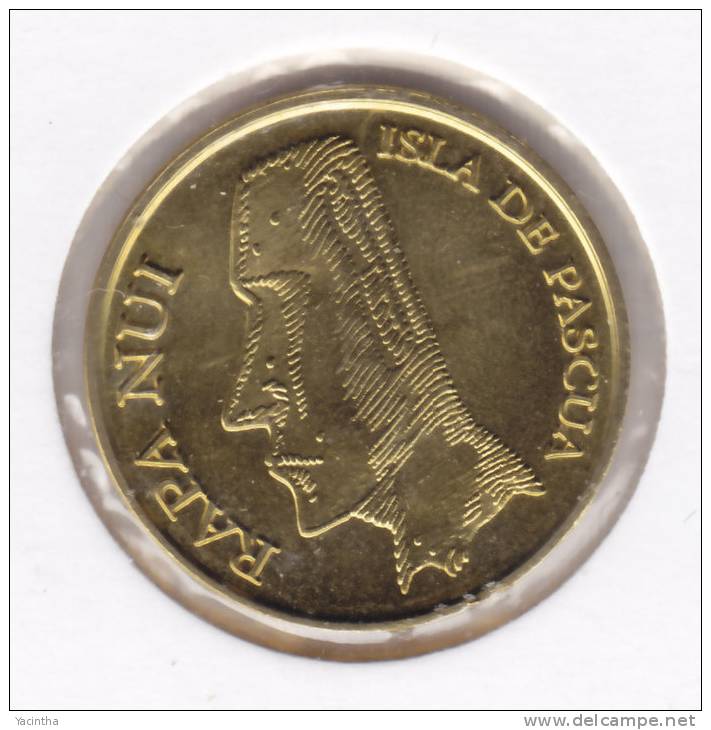 @Y@   Eastern Island / Paaseiland  5 Pesos 2007   RARE   (  Item 2002 ) - Autres – Asie