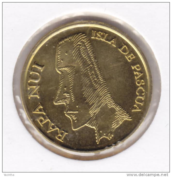 @Y@   Eastern Island / Paaseiland  5 Pesos 2007   RARE   (  Item 2002 ) - Otros – Asia