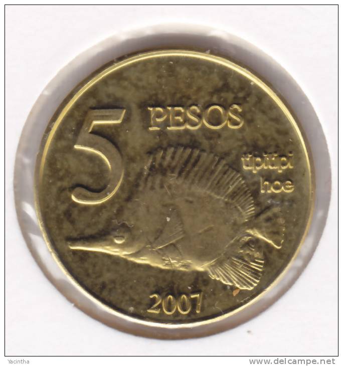 @Y@   Eastern Island / Paaseiland  5 Pesos 2007   RARE   (  Item 2002 ) - Autres – Asie