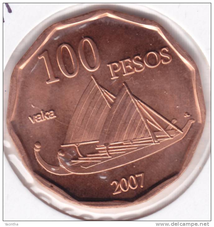 @Y@   Eastern Island / Paaseiland  100 Pesos 2007   RARE   (  Item 2005 ) - Autres – Asie