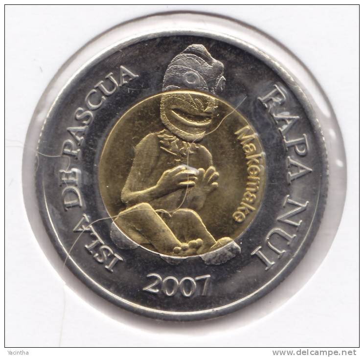 @Y@   Eastern Island / Paaseiland  500 Pesos 2007   RARE   (  Item 2006 ) - Autres – Asie