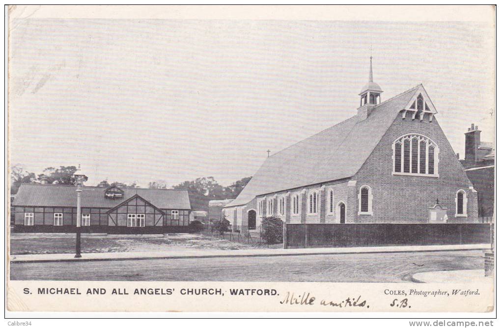 WATFORD S Michael And All Angel' Church  (1905) - Hertfordshire