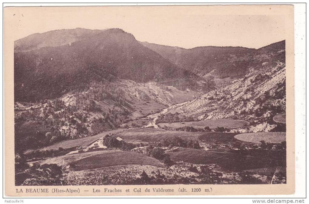 LA  BEAUME  (Htes-Alpes)  -  Les  Fraches  Et  Col  De  Valdrome  (alt.  1200 M.) - Autres & Non Classés