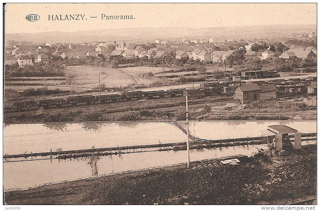 HALANZY ..-- AUBANGE ..-- Panorama . La GARE . - Aubange