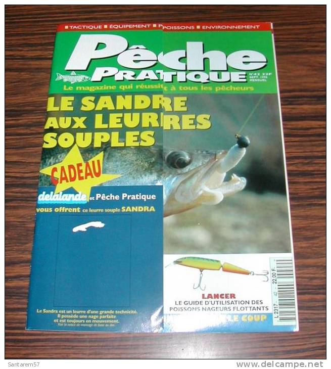 Revue Magasine MAGAZINE Pêche Pratique N° 42 - Septembre 1996 Le Sandre Aux Leurres Souples ... - Jagen En Vissen