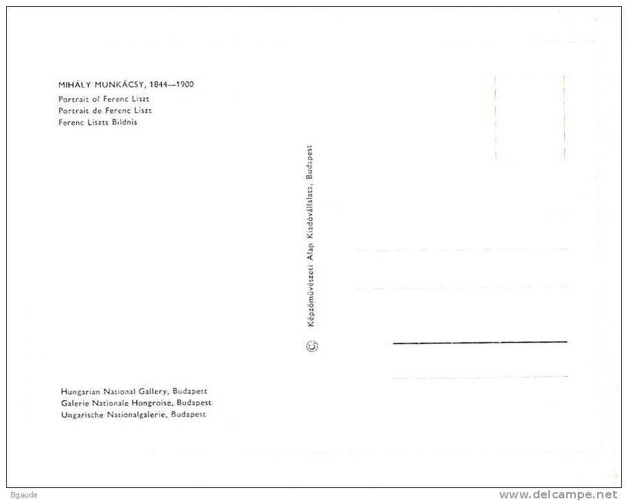 HONGRIE CARTE MAXIMUM NUM.YVERT 1896  PEINTURE TABLEAU MUNKACSY - Maximumkarten (MC)