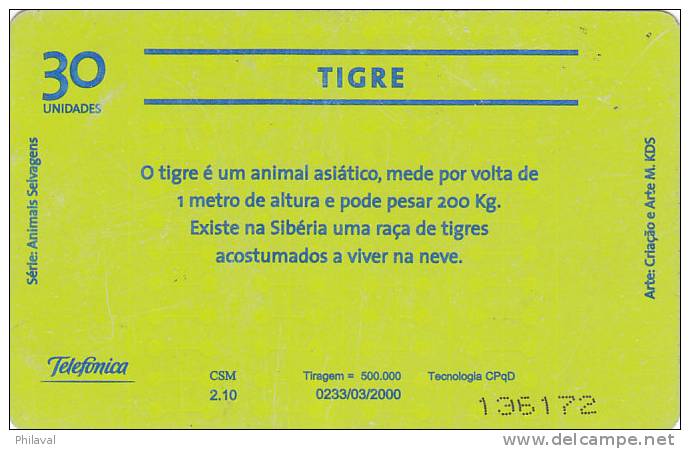 Télécarte - Taxcard : Tigres De Sibérie - Oerwoud