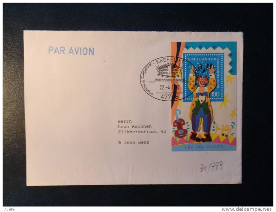 31/789    LETTRE   ALLEMAGNE - Circus