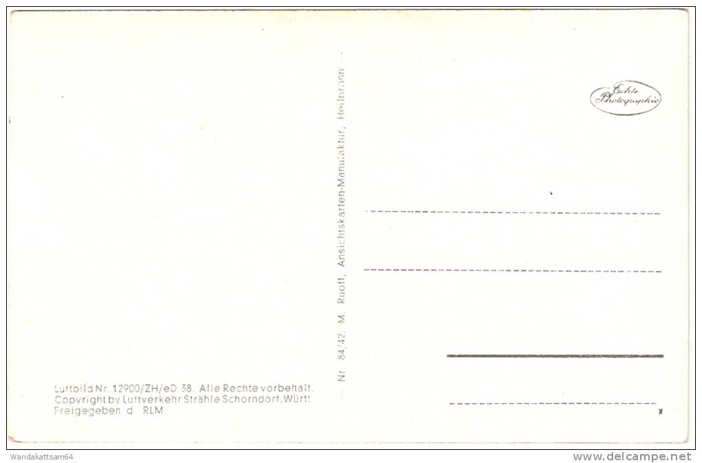 AK 8442 Kupferzell Vom Flugzeug Aus Echte Photographie M. Ruoff, Ansichtskarten-Manufaktur , Heilbronn - Heilbronn