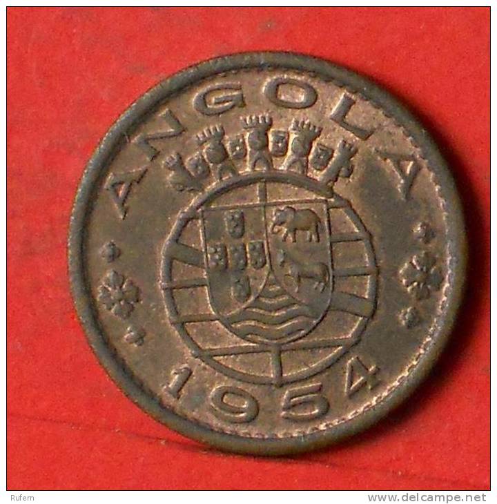 ANGOLA  50  CENTAVOS  1954   KM# 75  -    (1264) - Angola