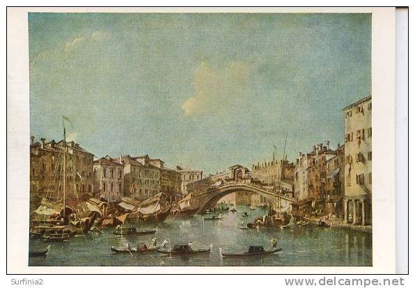 GUARDI - THE RIALTO VENICE - WALLACE COLLECTION M501 - Paintings