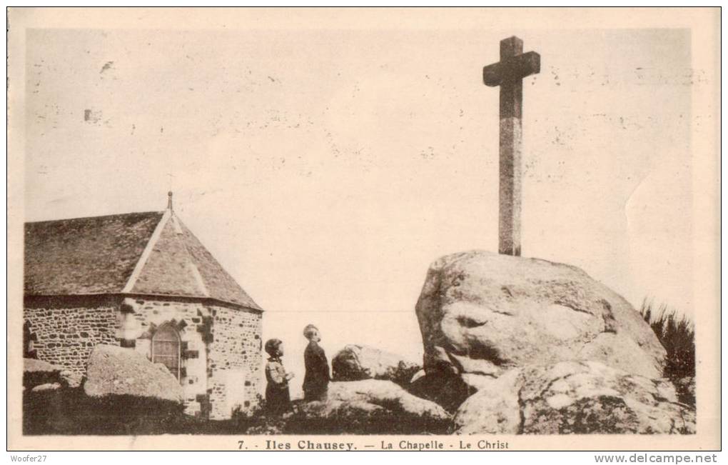 CPA   ILES  CHAUSSEY  La Chapelle ,le Christ - Autres & Non Classés