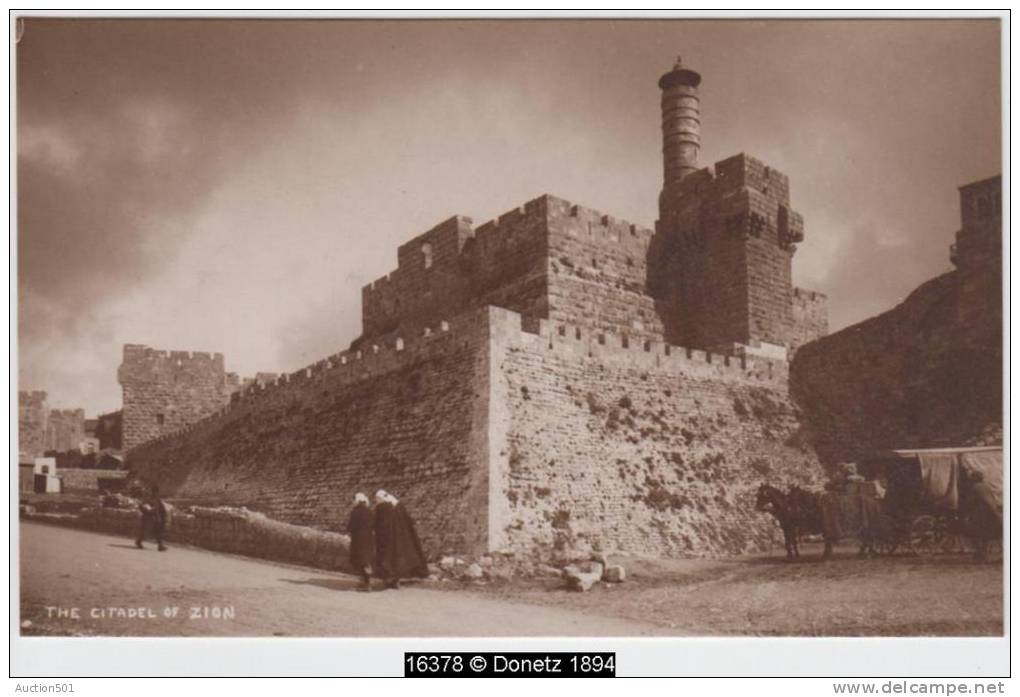 16378g ZION - The CITADEL - Carte Photo - Israel