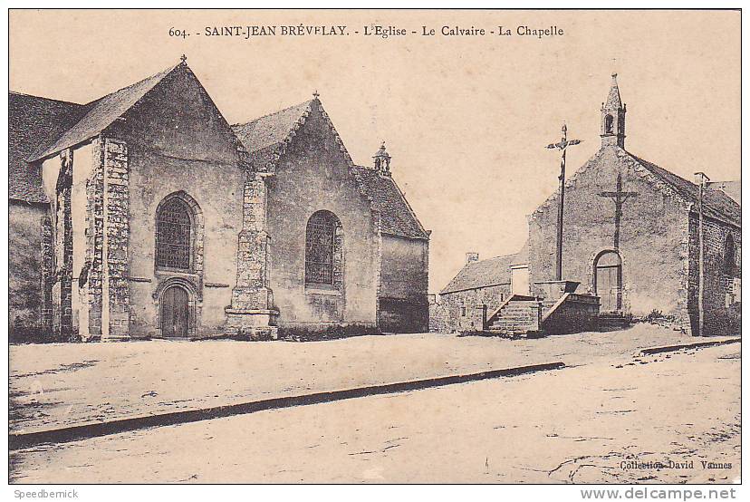 21436 Saint Jean Brevelay L'Eglise Le Calvaire La Chapelle   -604 David Vannes - Saint Jean Brevelay