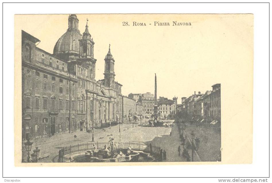 G1462 Roma - Piazza Navona - Old Mini Card / Non Viaggiata - Orte & Plätze