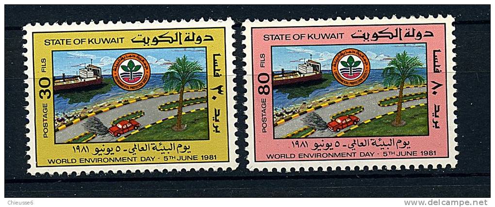 S	Kuwait ** N° 875/876 - Journée Mondiale De L'environnement - Kuwait