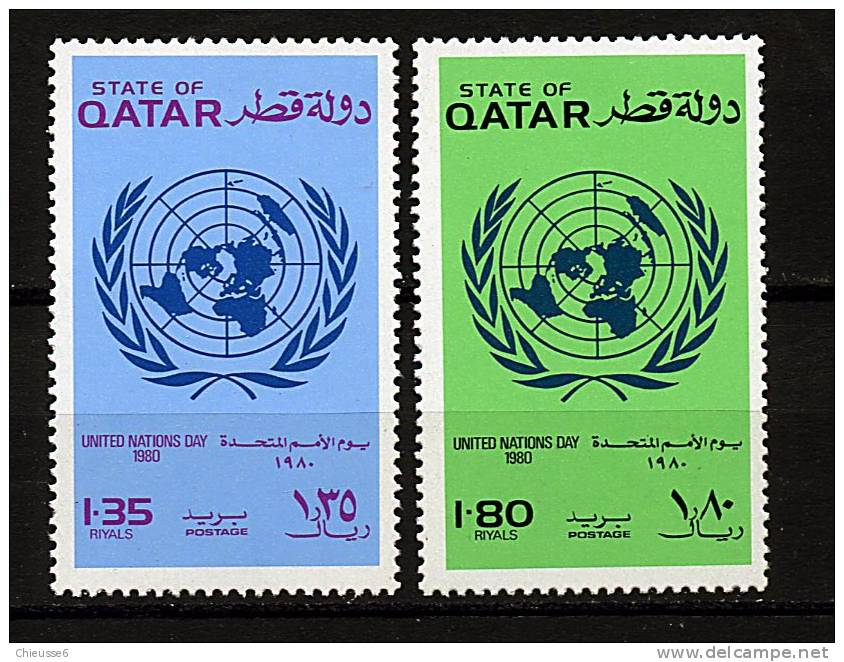 S	Qatar ** N° 432/433 - Journée Des Nations Unies - Qatar