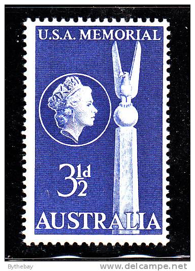 Australia MNH Scott #279 3 1/2p Top Of US Monument, Canberra - Mint Stamps