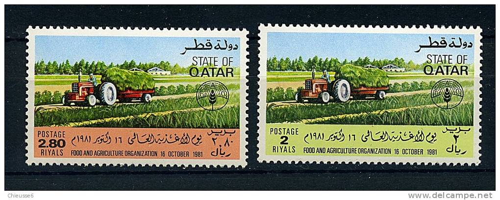 S	Qatar ** N° 454/455 - Journée Mondiale De L'alimentation - Qatar