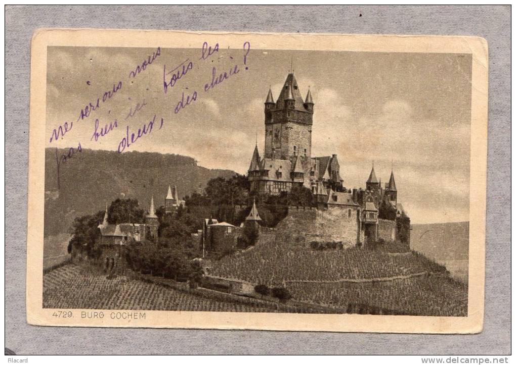 34333   Germania,     Burg  Cochem (Mosel),  NV(scritta) - Cochem