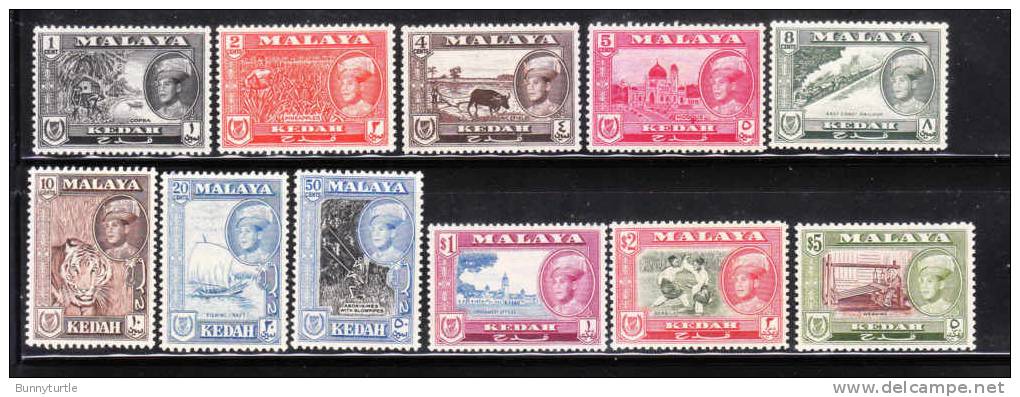 Malaya Kedah 1959-62 Sultan Abdul Halim Def 11v MNH - Kedah