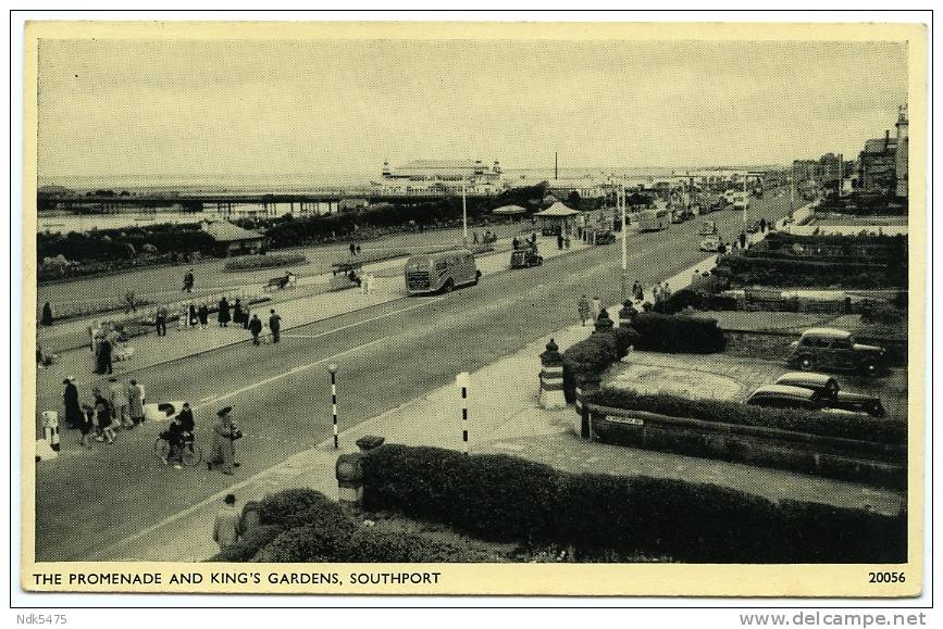 SOUTHPORT : THE PROMENADE AND KING'S GARDENS - Southport