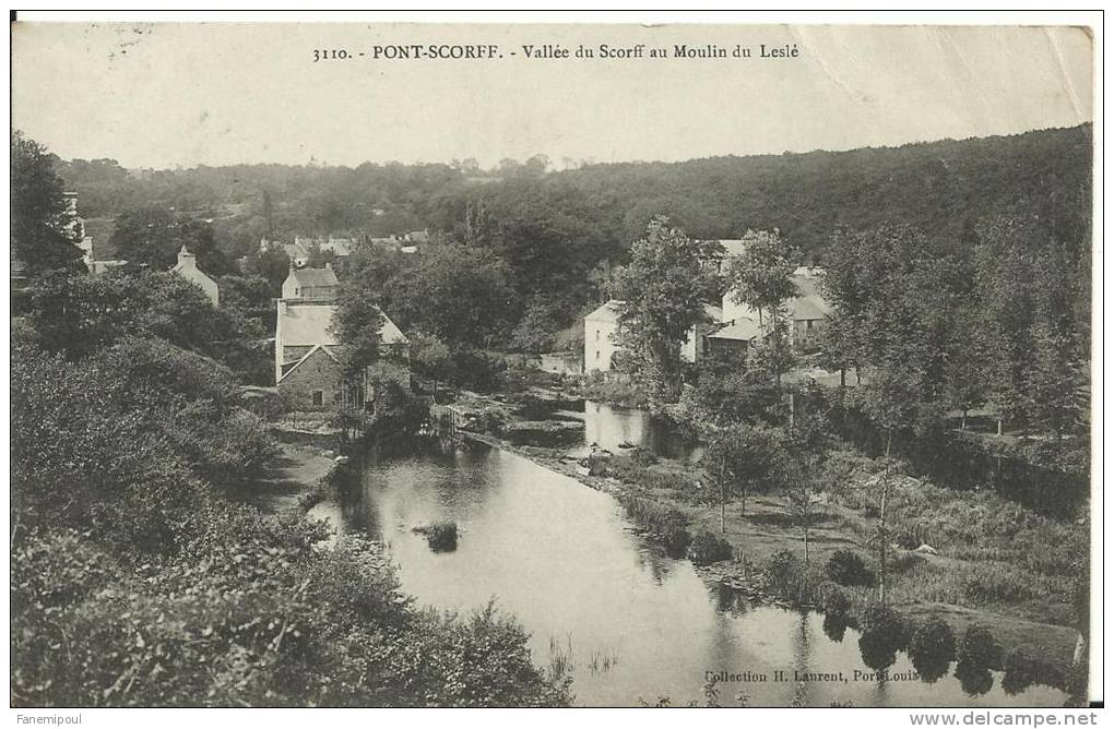 PONT-SCORFF.  Vallée Du Scorff Au Moulin Du Leslé  (en L'état) - Pont Scorff