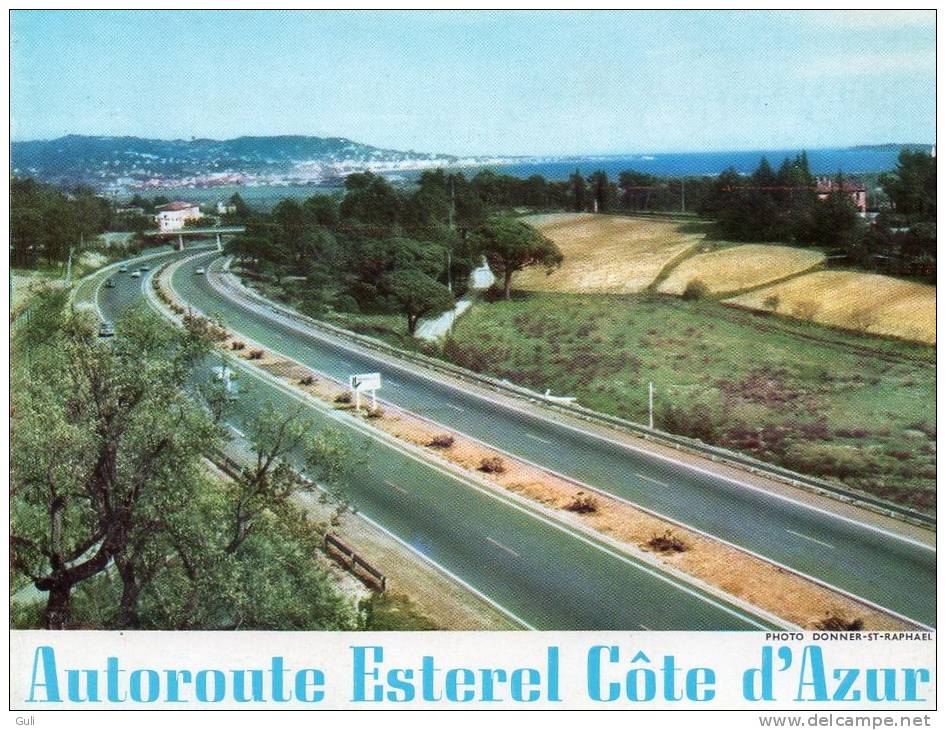 Tableau Des Tarifs Applicables Du Réseau ESCOTA Autoroute Estérel Côte D´Azur 1962  (a) (Alpes Maritimes) - Non Classés