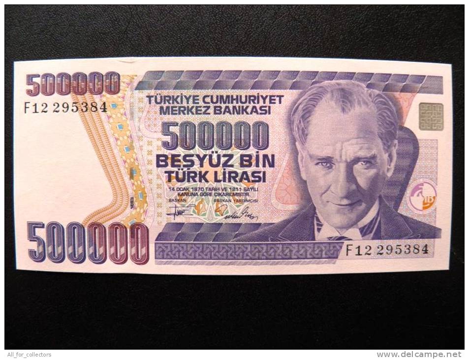 UNC Banknote From Turkey #208 500,000 Lira 1993 Monument $15 In Catalogue - Turquia