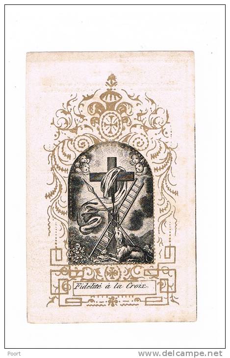 LOTENHULLE - Oud Prentje / Ancienne Image / Old Holy Card / Santini  - 1843  ! - Images Religieuses