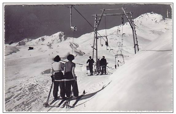 Inner-Arosa (GR) Skilift, Foto, 1950   ***26401 - Arosa