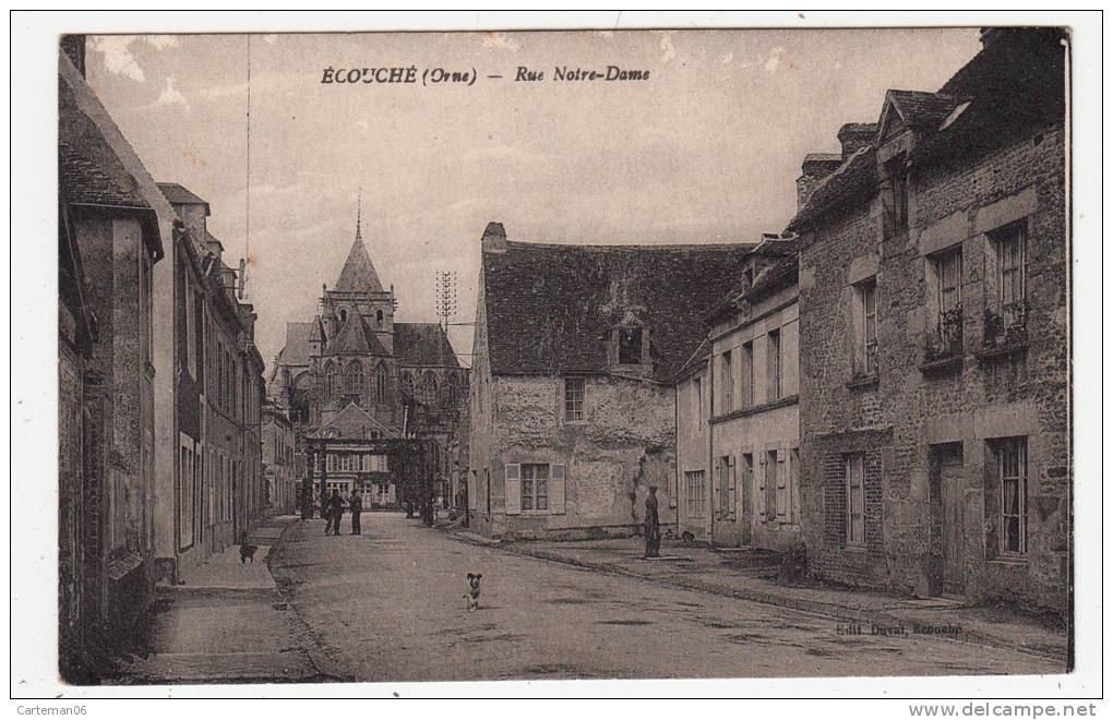 61 - Ecouché - Rue Notre Dame - Editeur: Duval - Ecouche