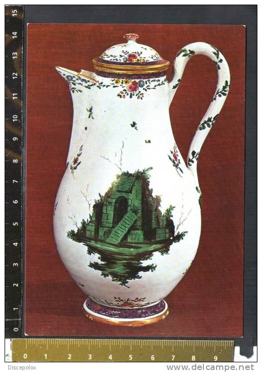 D1914 Faenza, Museo Ceramica - Lattiera Di Maiolica Decorata A "piccolo Fuoco" XVIII - Ceramic, Céramique, Keramisch - Faenza