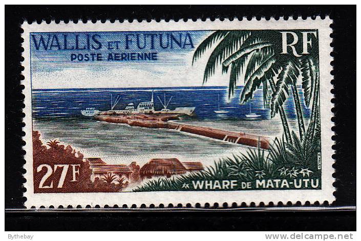 Wallis & Futuna MNH Scott #C21 27fr Mata-Utu Wharf - Ongebruikt