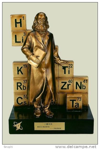 K - KC - 44 @    Chemistry  ,  Dimitri Mendeleev  , Scientist  ( Postal Stationery , Articles Postaux ) - Chimie
