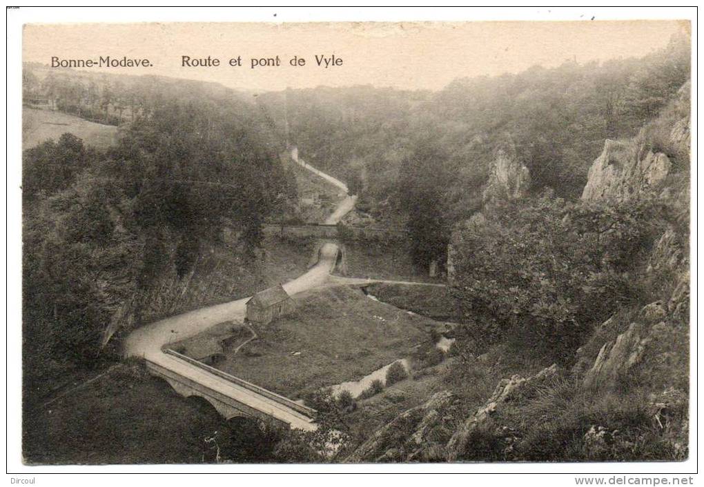 22844  -   Bonne  Modave  Route  Et  Pont De Vyle - Modave