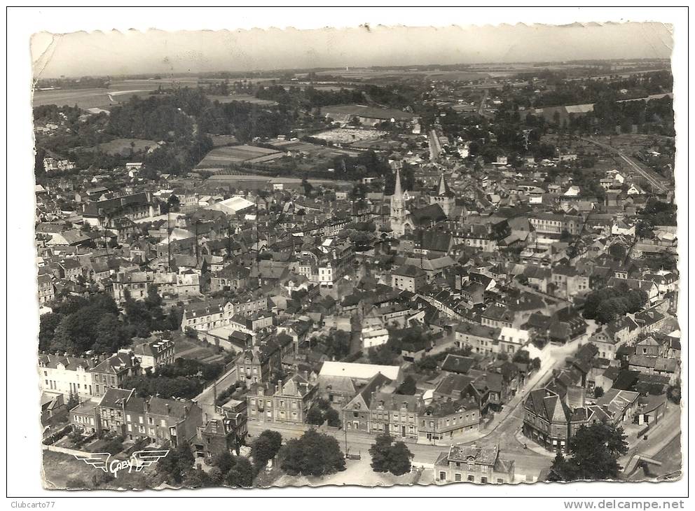 Montivilliers (76) : Vue Aérienne Génrale Au Niveau Du Quartier De L'église En 1964. - Montivilliers