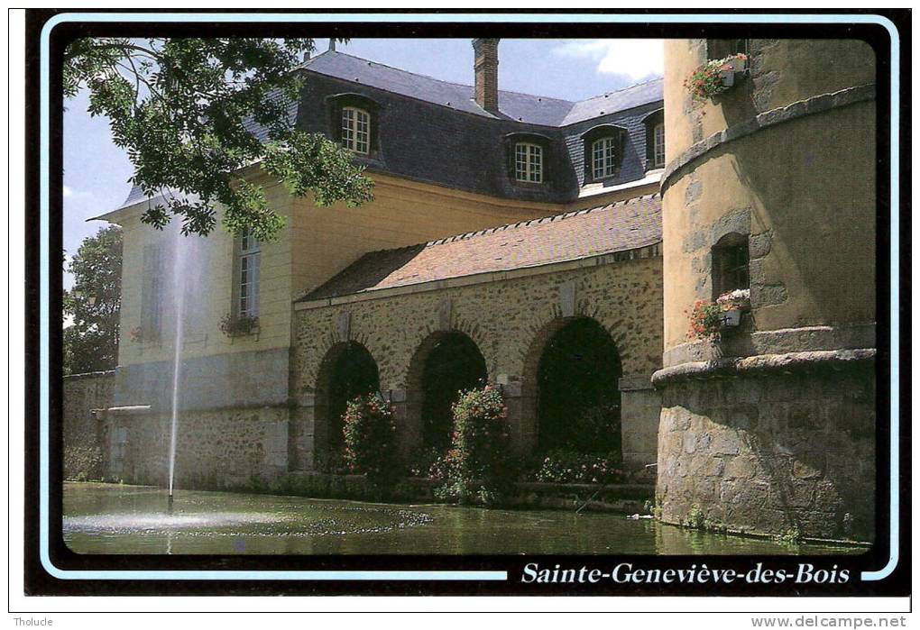Sainte-Geneviève-des-Bois         (Essonne)-Le Lavoir Du Donjon- - Sainte Genevieve Des Bois