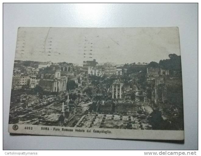 Roma Foro Italico Veduto Dal Campidoglio  Piccolo Formato Fotografico - Mehransichten, Panoramakarten