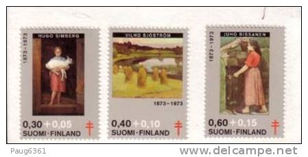 FINLANDE  1973 LUTTE CONTRE LA TUBERCULOSE YVERT N°694/96  NEUF MNH** - Neufs