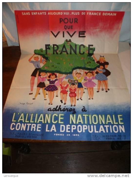 " POUR QUE VIVE LA FRANCE " - Affiches