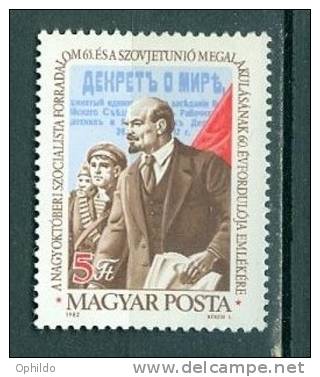 Hongrie  2832    * *  TB Lenine - Unused Stamps