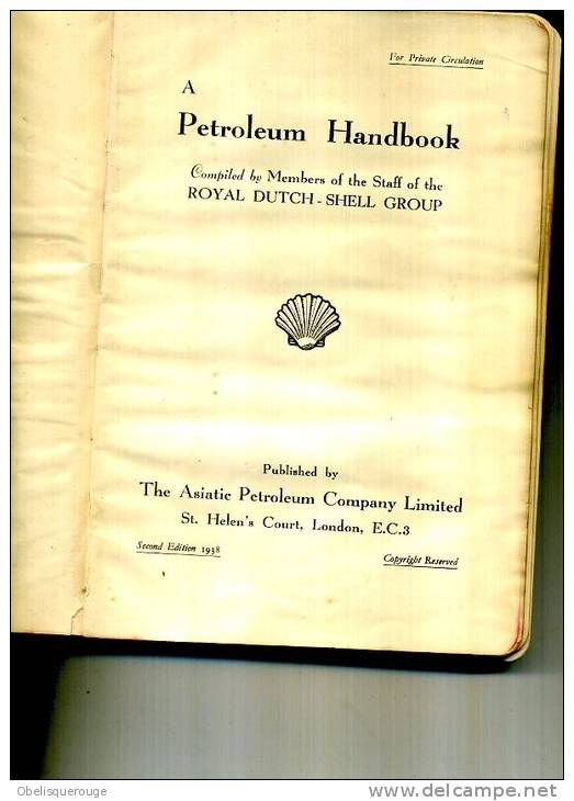 1938 ECOLE CENTRALE PETROLEUM HANDBOOK QQ CEOQUIS ET PHOTO - 1900-1949